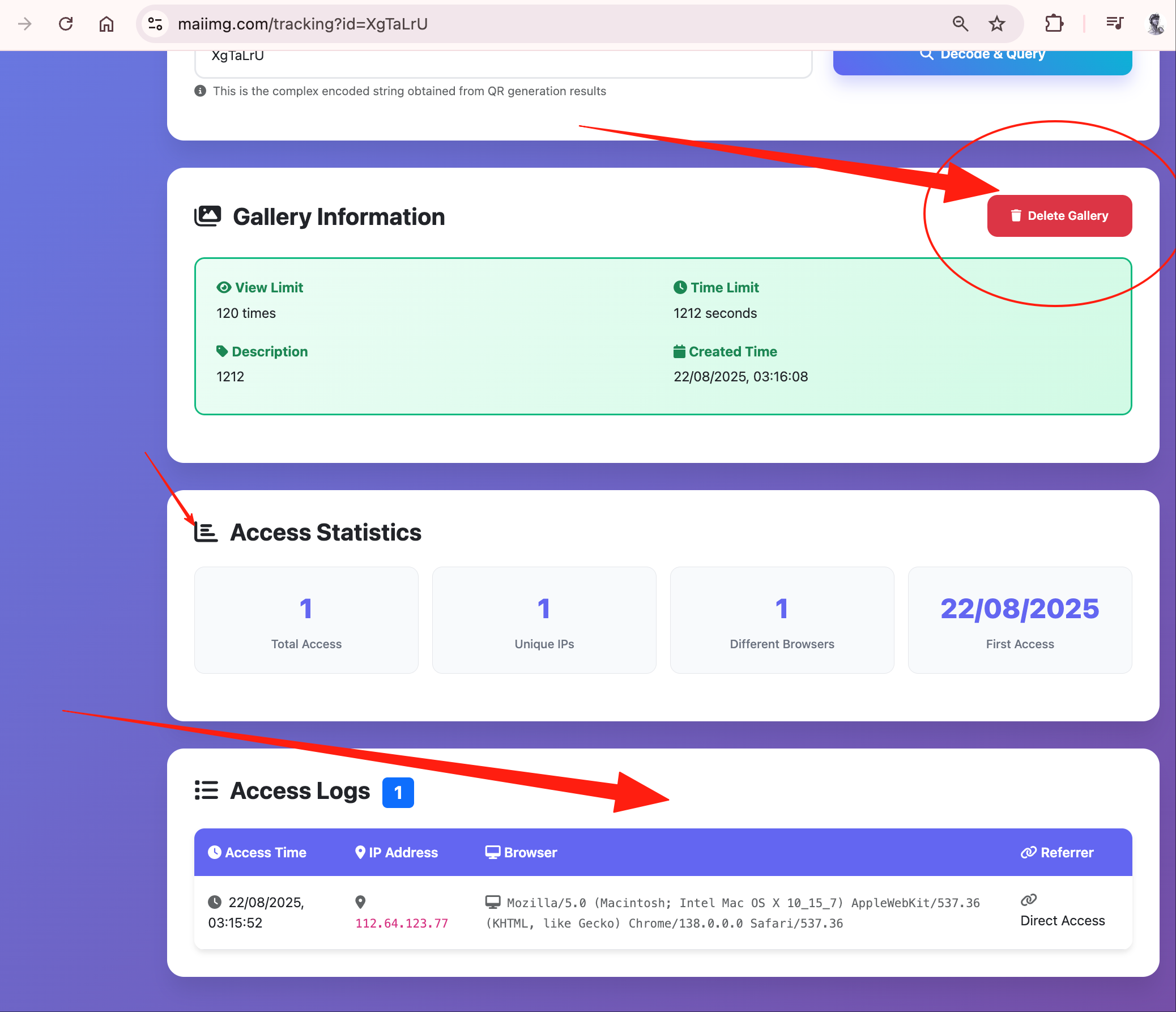 Gestion / suppression