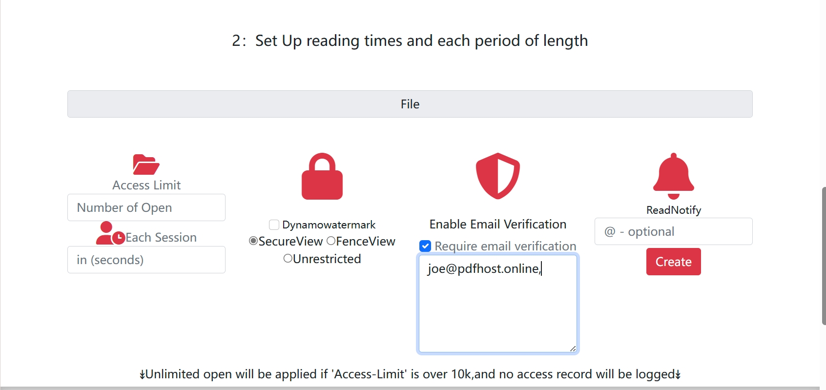 Access Control Settings