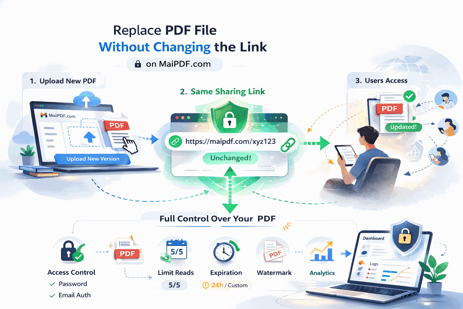 When content changes, the sharing policy may need to change with it